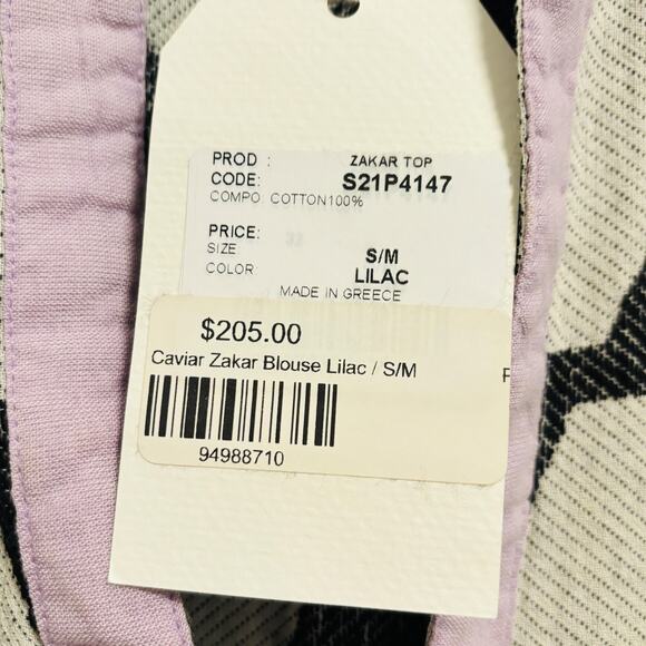 Pearl & Caviar Top Skirt Womens Size S/M Lilac Zakar Geometric Maxi Dress Set - Picture 10 of 14